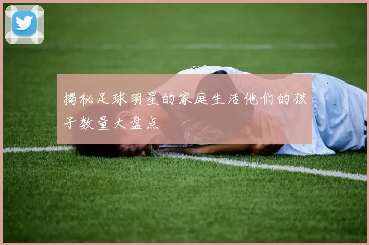 揭秘足球明星的家庭生活他们的孩子数量大盘点