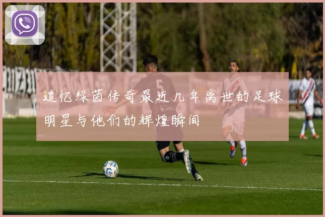 追忆绿茵传奇最近几年离世的足球明星与他们的辉煌瞬间
