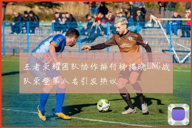 王者荣耀团队协作排行榜揭晓LNG战队荣登第八名引发热议